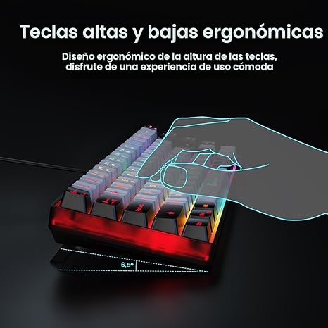 Teclado para juegos al 65%