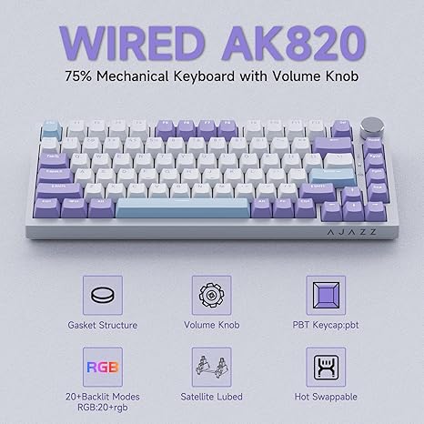 Teclado EPOMAKER Ajazz AK820 Pro