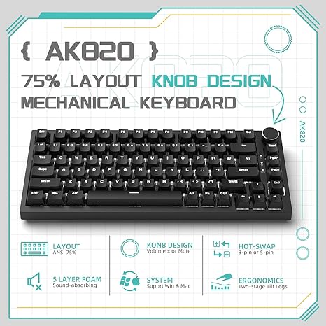 Teclado Ajazz AK820