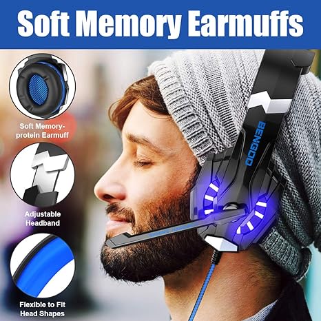 BENGOO G9000 Auriculares de diadema estéreo para juegos