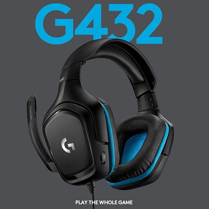 Logitech G432 Auriculares con Cable para Juegos