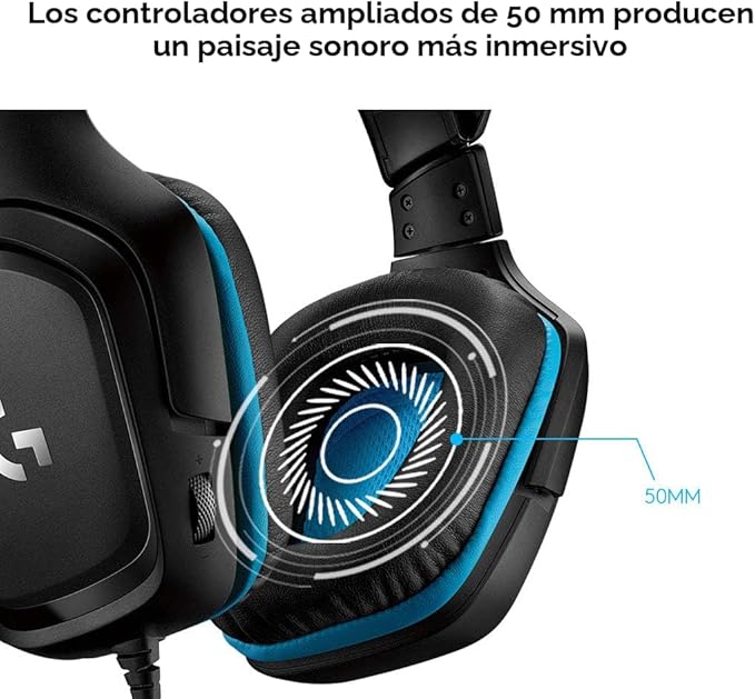 Logitech G432 Auriculares con Cable para Juegos