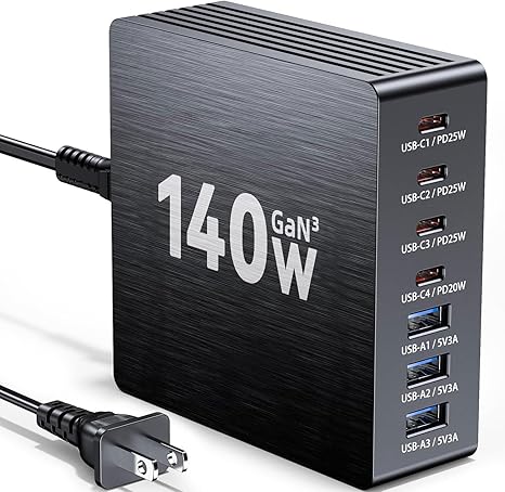 Hub USB 7 Puertos con Carga Rápida