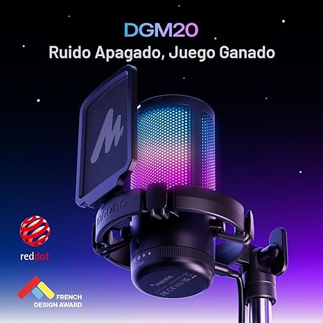 Micrófono USB Condensador Gamer para Streaming