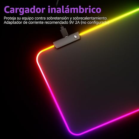 Mousepad XL RGB Gamer 900x400mm