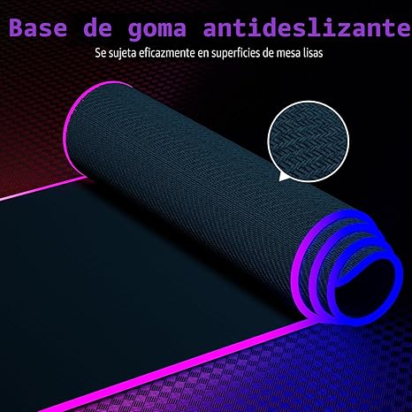 Mousepad XL RGB Gamer 900x400mm