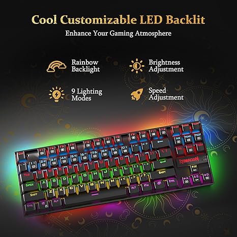 Teclado Mecánico RGB Redragon K552