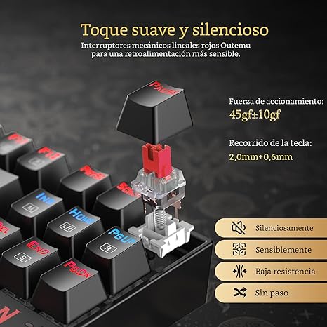 Teclado Mecánico RGB Redragon K552
