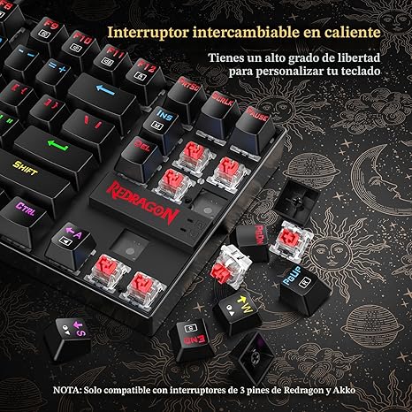 Teclado Mecánico RGB Redragon K552