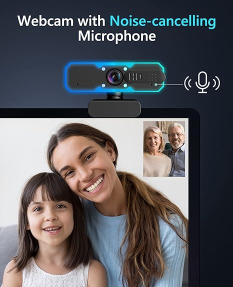 Webcam Full HD 1080p Gamer con Micrófono