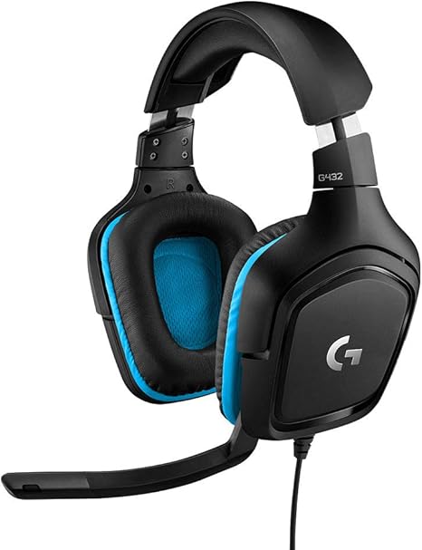 Logitech G432 Auriculares con Cable para Juegos