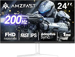 Amzfast Monitor de Gaming 24 Pulgadas 200Hz